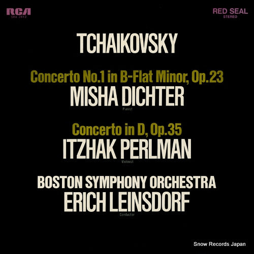 LEINSDORF, ERICH tchaikovsky; piano concerto no.1 / villin concerto SRA-2812