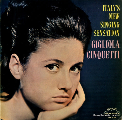 CINQUETTI, GIGLIOLA italy's new singing sensation TW91364