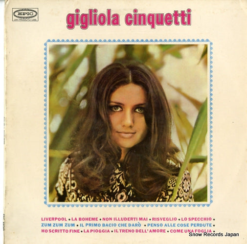 CINQUETTI, GIGLIOLA giglioa cinquetti EPIC44045