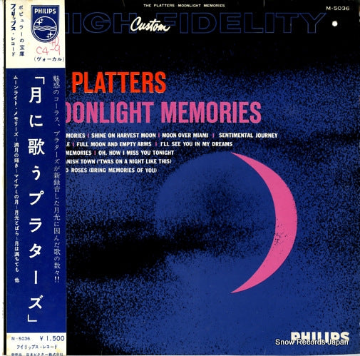 PLATTERS, THE moonlight memories M-5036