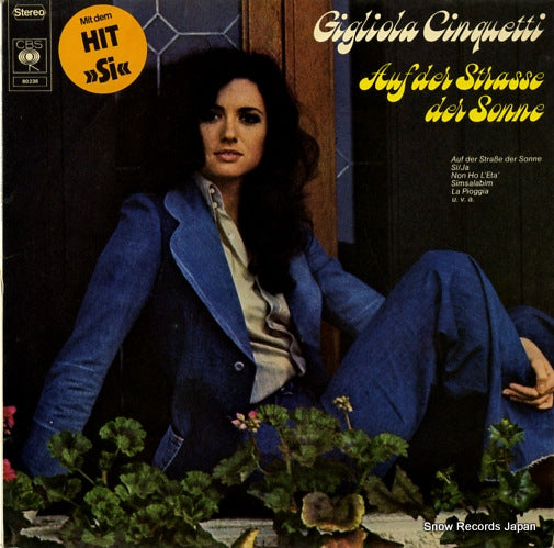 CINQUETTI, GIGLIOLA auf der strasse der sonne CBS80238