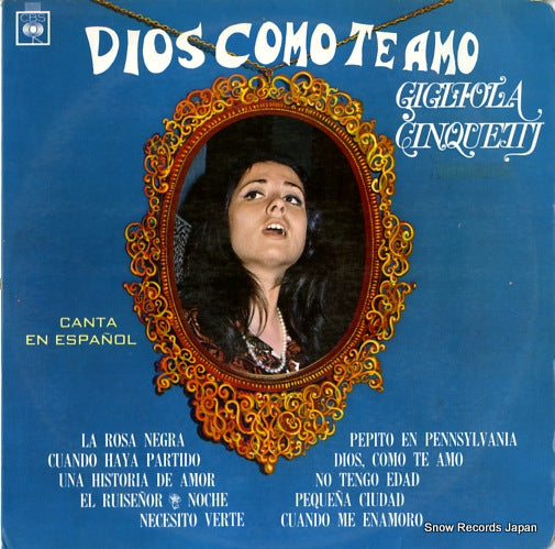 CINQUETTI, GIGLIOLA dios, como te amo DCA-S824