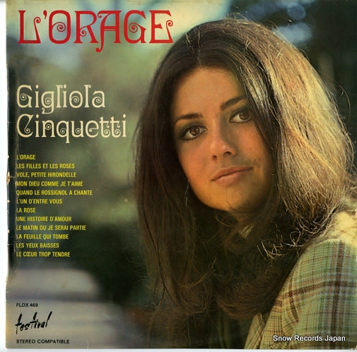 CINQUETTI, GIGLIOLA l' orage FLDX469