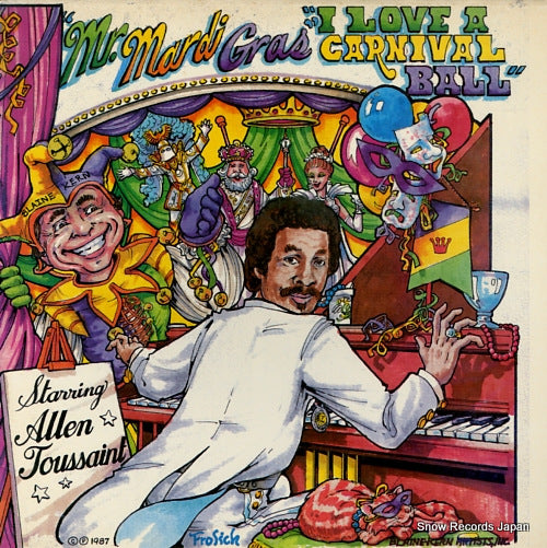 TOUSSAINT, ALLEN mr. mardi gras "i love a carnival ball" LP-800