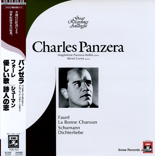 PANZERA, CHARLES faure; la bonne chanson / schumann; dichterliebe TOJE-7622