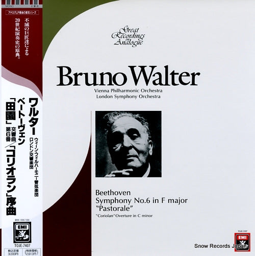 WALTER, BRUNO beethoven; symphony no.6 "pastorale" TOJE-7407