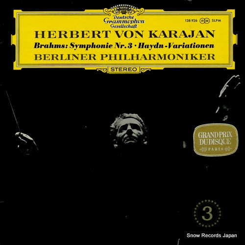 KARAJAN, HERBERT VON brahms; symphonie nr.3, haydn 138926