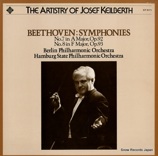 KEILBERTH, JOSEPH beethoven; symphonies no.7 & no.8 GT9171