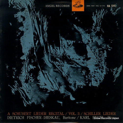 FISCHER-DIESKAU, DIETRICH a schubert lieder recital vol.3 HA1191