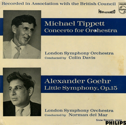 DAVIS, COLIN / NORMAN DEL MAR tippett; concerto for orchestra / goehr; little symphony SAL3497