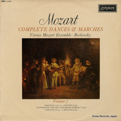 BOSKOVSKY, WILLI mozart; complete dances & marches volume 7 CS6489
