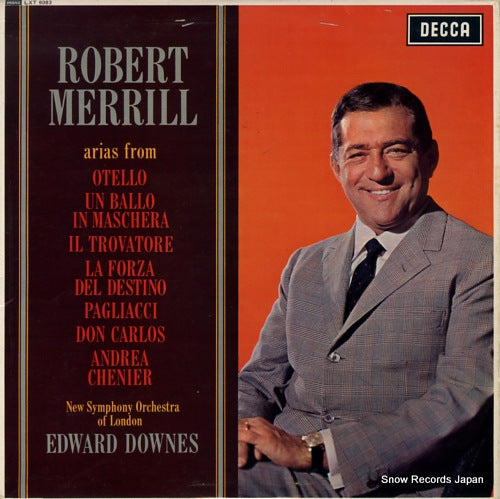 MERRILL, ROBERT recital LXT6083