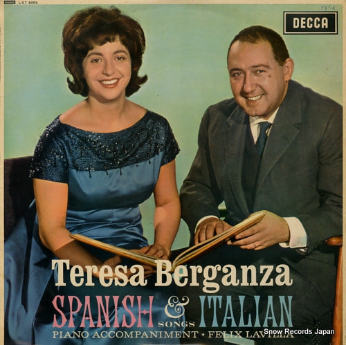 BERGANZA, TERESA spanish & italian songs LXT6005