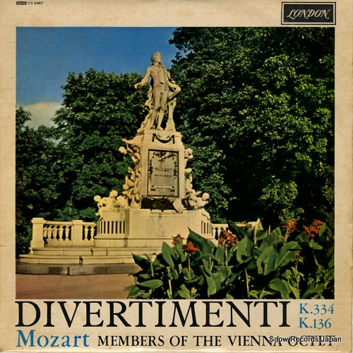 MEMBERS OF THE VIENNA OCTET mozart; divertimenti k.334 & k.136 CS6467
