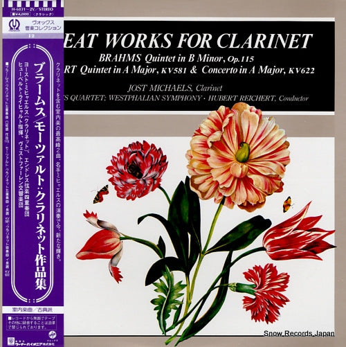 MICHAELS, JOST great works for clarinet by brahms & mozart H-6031V