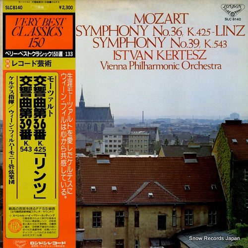 KERTESZ, ISTVAN mozart; symphony no.36, k.425 "linz" and no.39 k.543 SLC8140