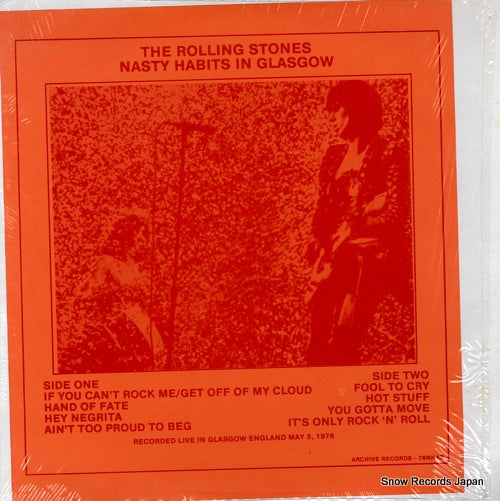 ROLLING STONES, THE nasty habits in glasgow 76NHAR