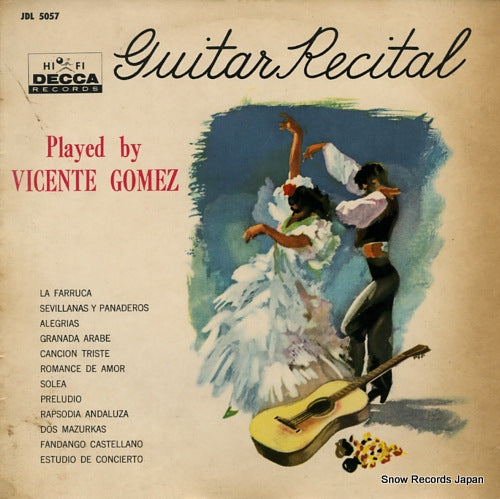 GOMEZ, VICENTE guitar recital JDL-5057