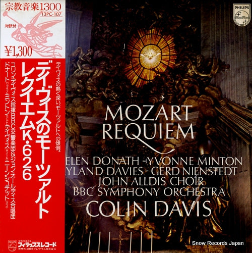 DAVIS, COLIN mozart; requiem 13PC-107