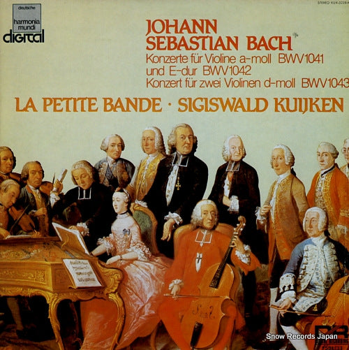 KUIJKEN, SIGISWALD bach; konzerte fur violine a-moll bwv1041 & 1042 KUX-3228-H