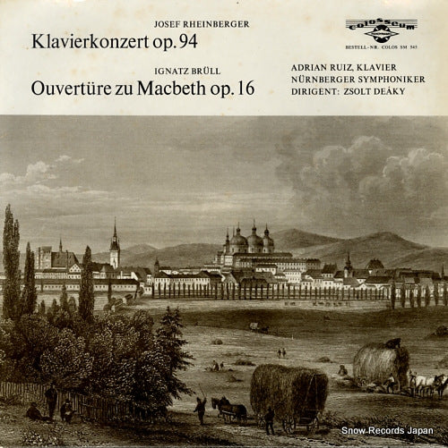 RUIZ, ADRIAN rheinberger; klavierkonzert op.94 COLOS-SM545