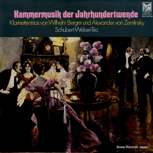 SCHUBERT-WEBER-TRIO kammermusik der jahrhundertwende FSM53225EB
