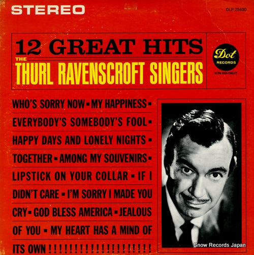 THURL RAVENSCROFT SINGERS, THE 12 great hits DLP25430