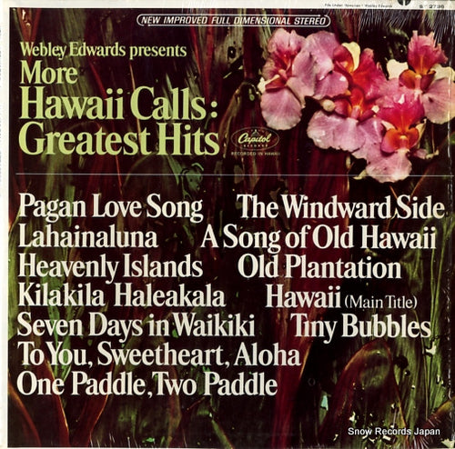 EDWARDS, WEBLEY more hawaii calls; greatest hits ST2736