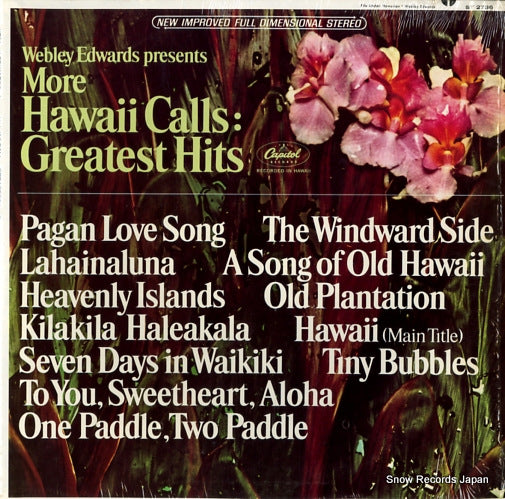 EDWARDS, WEBLEY more hawaii calls; greatest hits ST2736