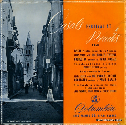 CASALS, PABLO casals festival at prades 1950 33CX1109