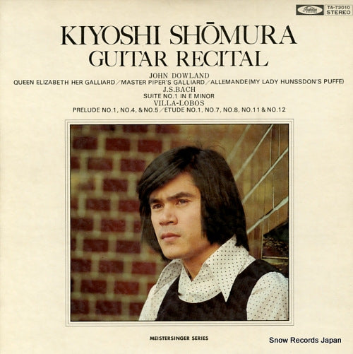 SHOMURA, KIYOSHI guitar recital TA-72010