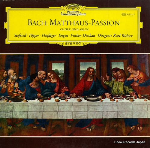 RICHTER, KARL bach; matthaus-passion MG2119