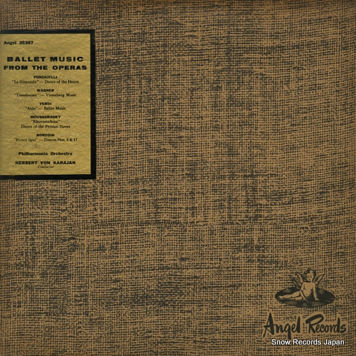 KARAJAN, HERBERT VON ballet music from operas ANG.35307