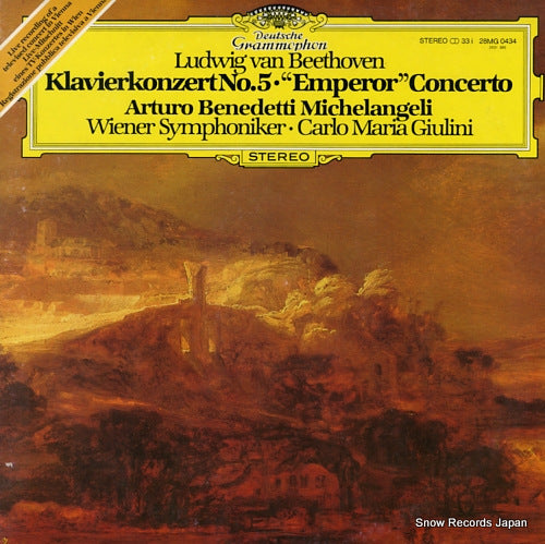 MICHELANGELI, ARTURO BENEDETTI beethoven; klavierkonzert no.5. "emperor" concerto 28MG0434