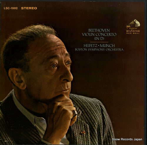 HEIFETZ, JASCHA beethoven; violin concerto (in d) LSC-1992