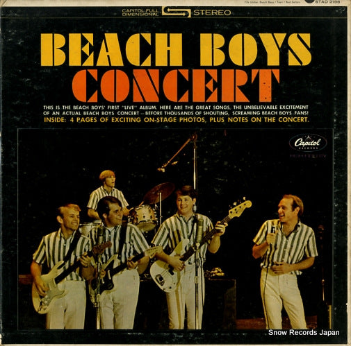 BEACH BOYS, THE concert STAO2198