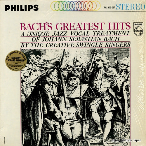 SWINGLE SINGERS, THE bach's greatetst hits PHS600-097