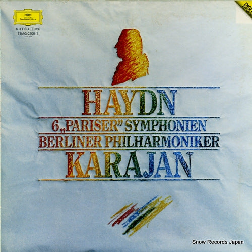 KARAJAN, HERBERT VON haydn; 6 "pariser" symphonien 78MG0200