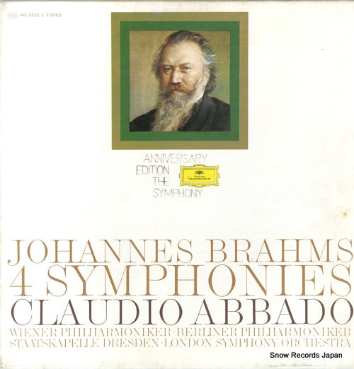 ABBADO, CLAUDIO brahms; 4 symphonies MG9830