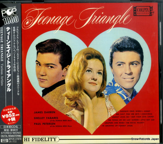 DARREN, JAMES / SHELLEY FABARES / PAUL PETERSEN  teenage triangle WPCR-27870