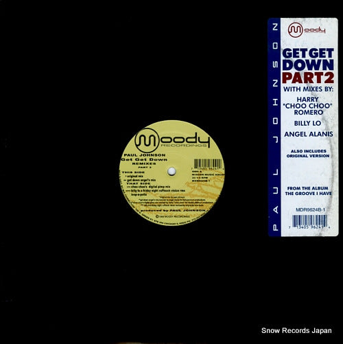 JOHNSON, PAUL get down part 2 MDR9624B-1