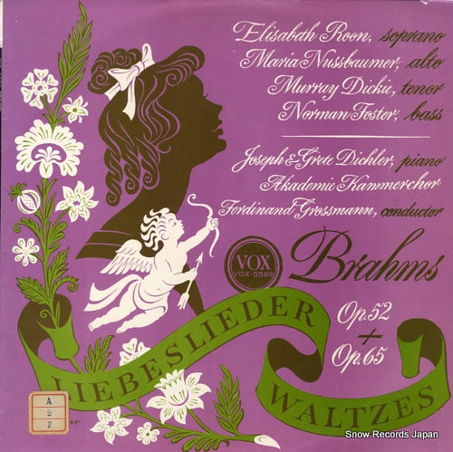 GROSSMANN, FERDINAND brahms; liebeslieder waltzes VOX5589