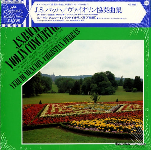 MENUHIN, YEHUDI / CHRISTIAN FERRAS bach; violin concertos EAC-30024