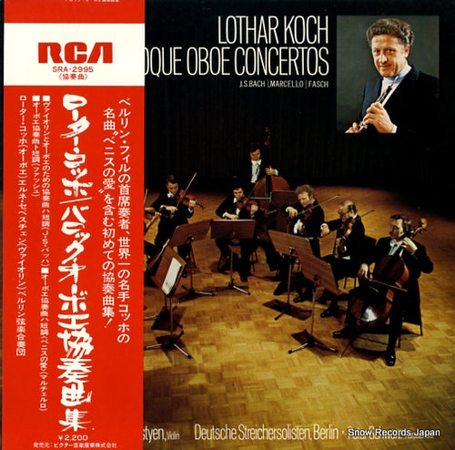 KOCH, LOTHAR baroque oboe concertos SRA-2995