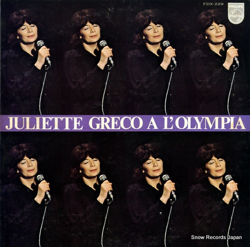 GRECO, JULIETTE a l'olympia FDX-229