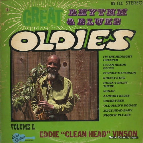 VINSON, EDDIE gCLEANHEAD" great rhythm & blues oldies volume 11 BS111