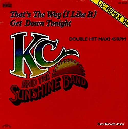 K. C. AND THE SUNSHINE BAND that's the way (i like it) / get down tonight 120.21.022