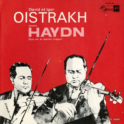 OISTRAKH, DAVID haydn; duet for two violins in b flat major op.99 SMS-517-V