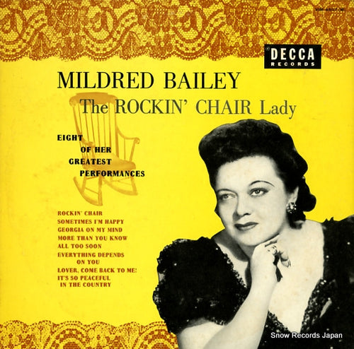 BAILEY, MILDRED the rockin' chair lady VIM-4507(M)
