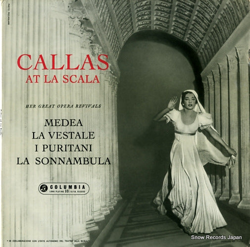 CALLAS, MARIA callas at la scala 33CX1540